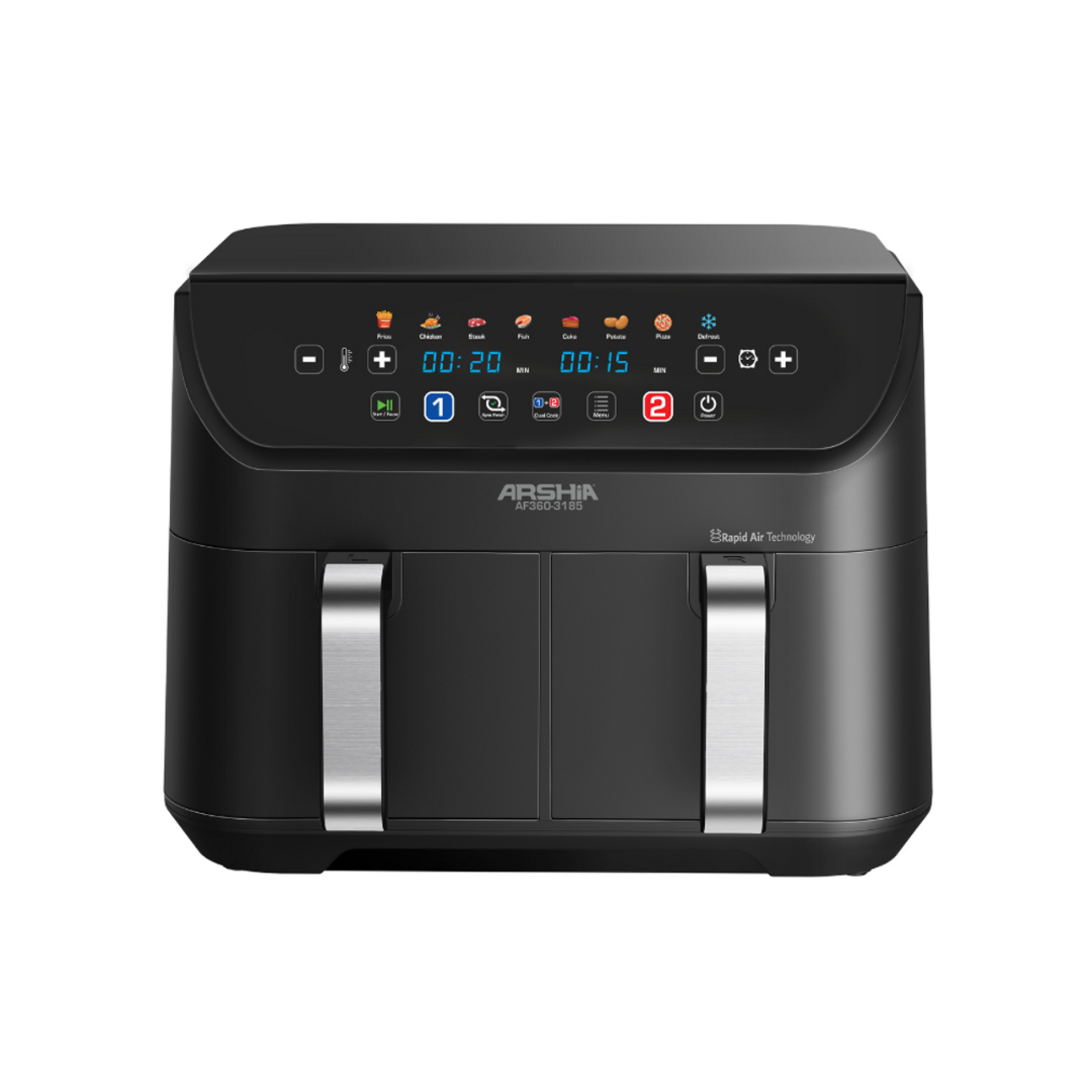 Arshia Twin Basket Air Fryer 9L
