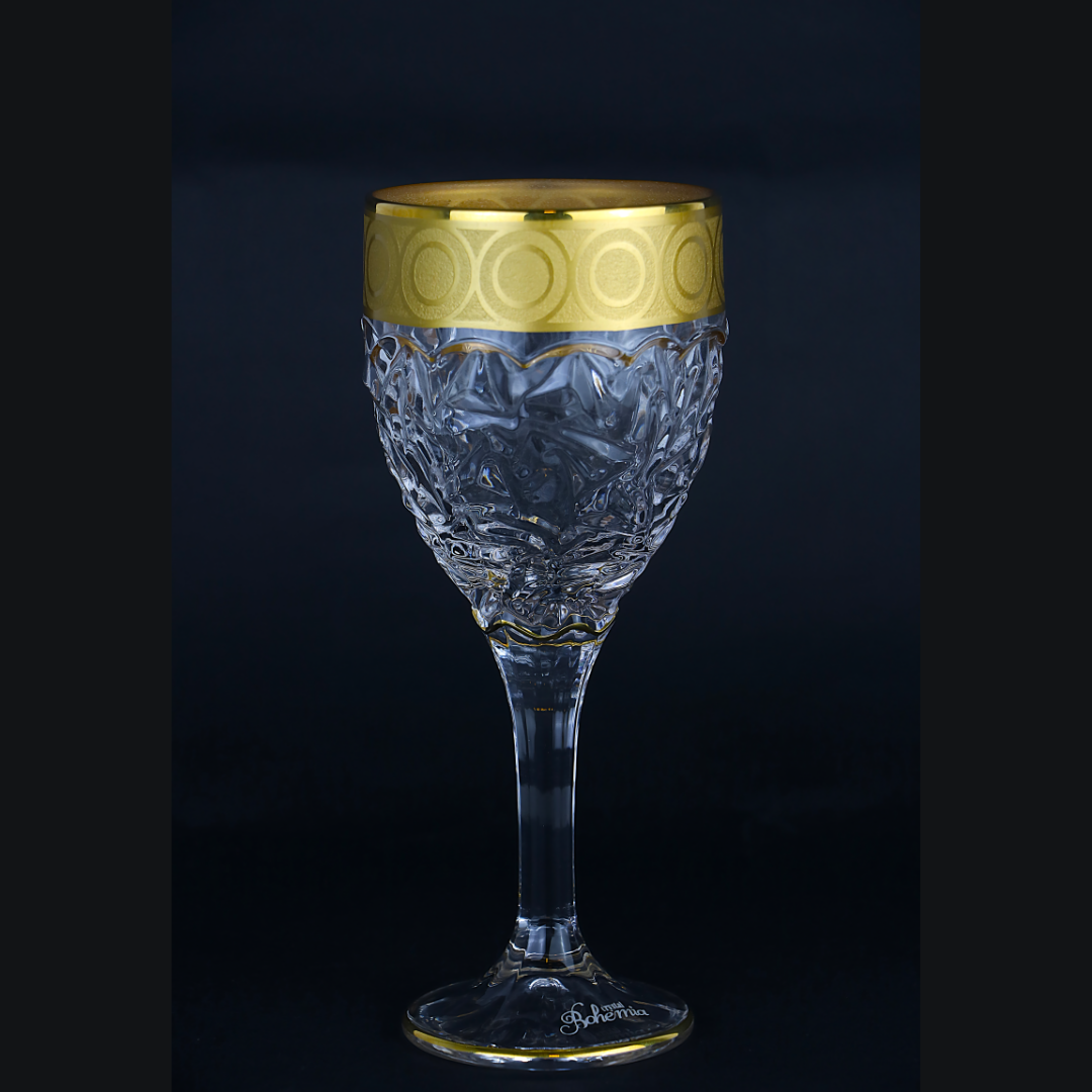 Matte golden canar necklace cup set