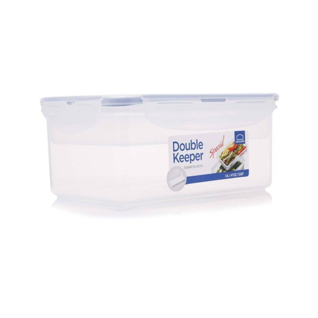 Lock & Lock Double Keeper Plastic Container 1.4 L