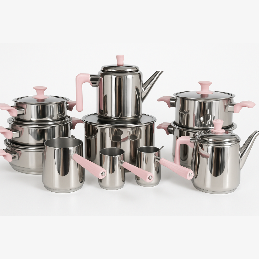 Aryildiz King Size Set 20 Pieces pink