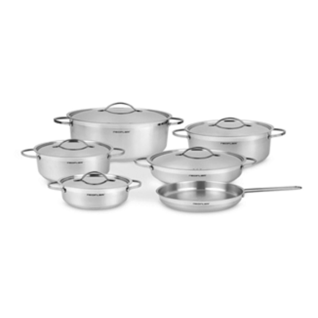 Neoflam Professional Stainless Steel- Silver 11 Pcs