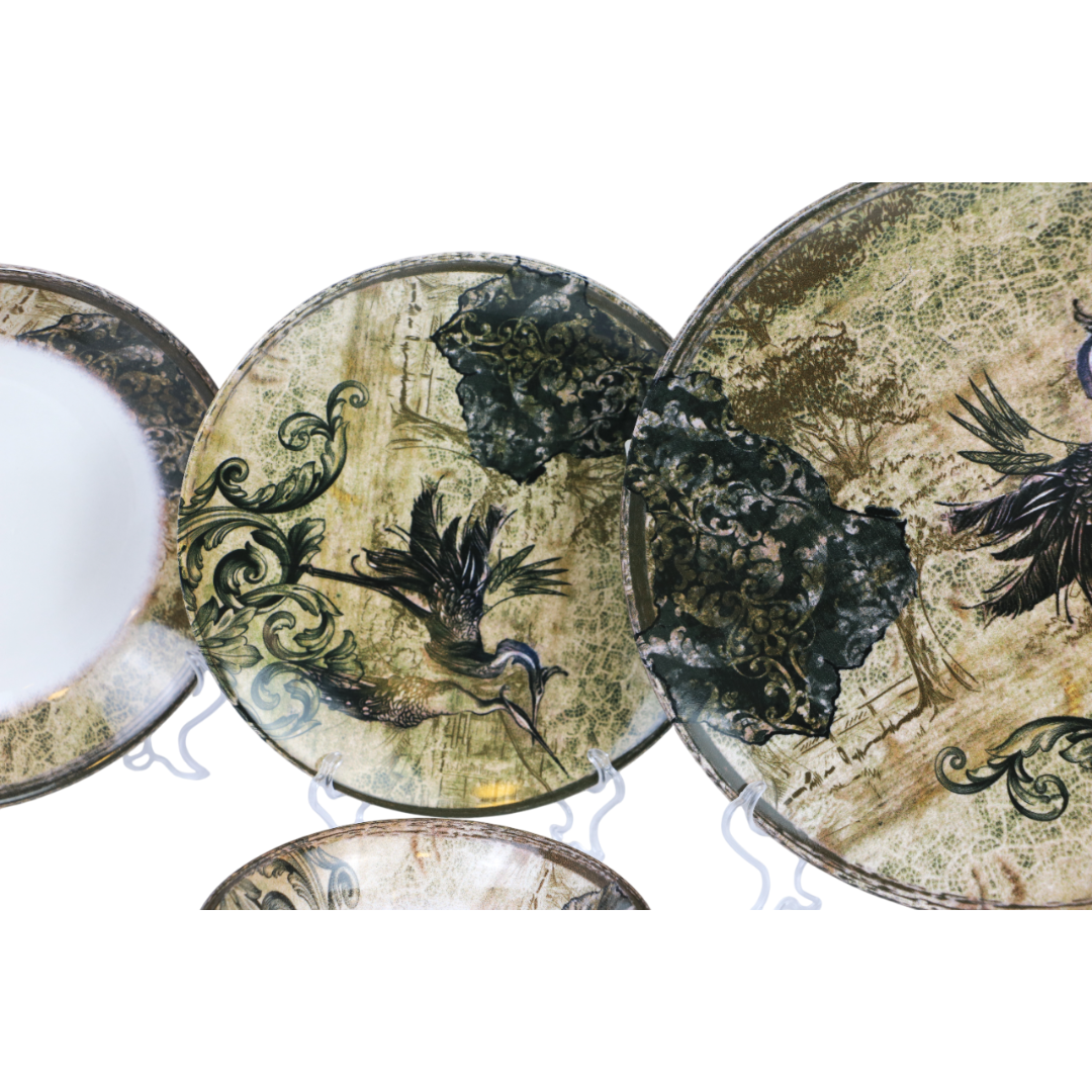 24-piece Turkish dinner set