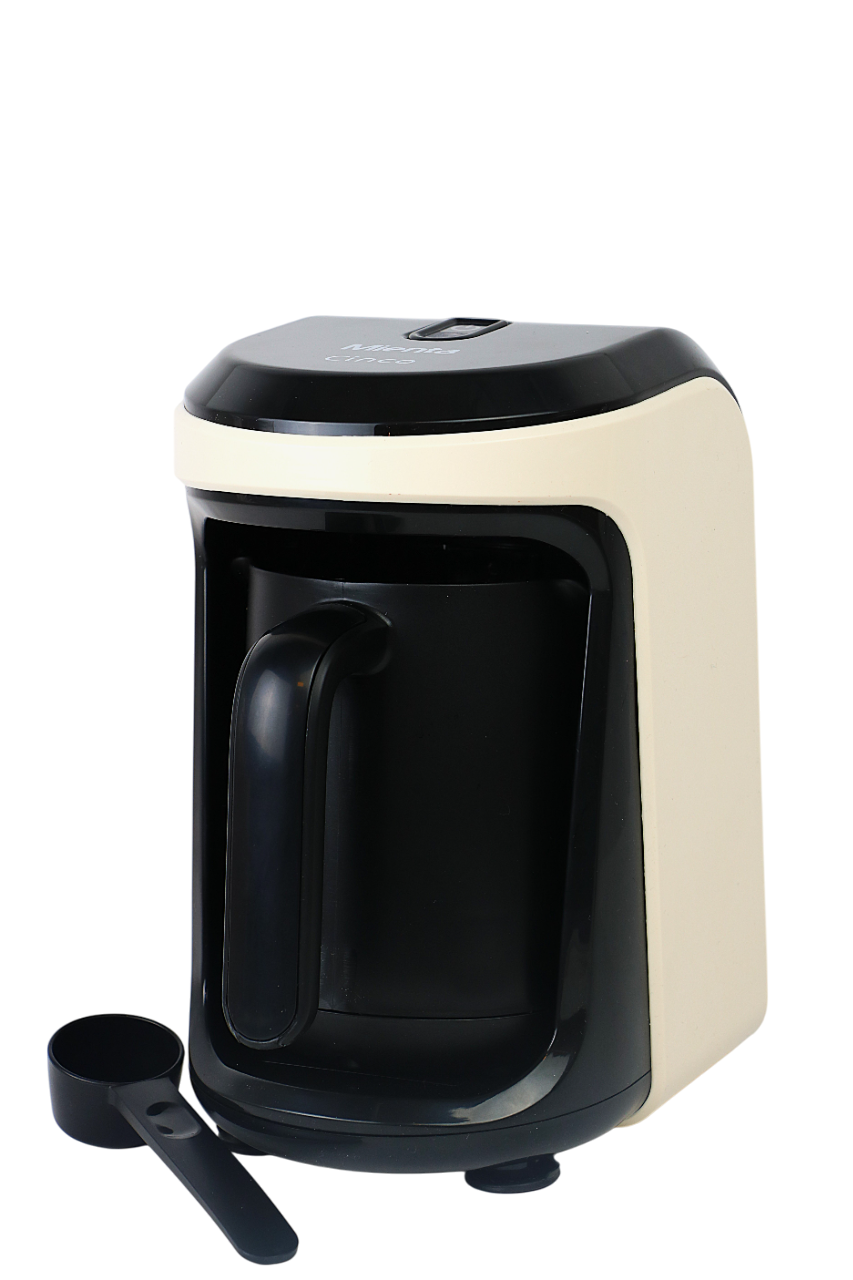 Mienta Turkish Coffee Machine - White/ Black