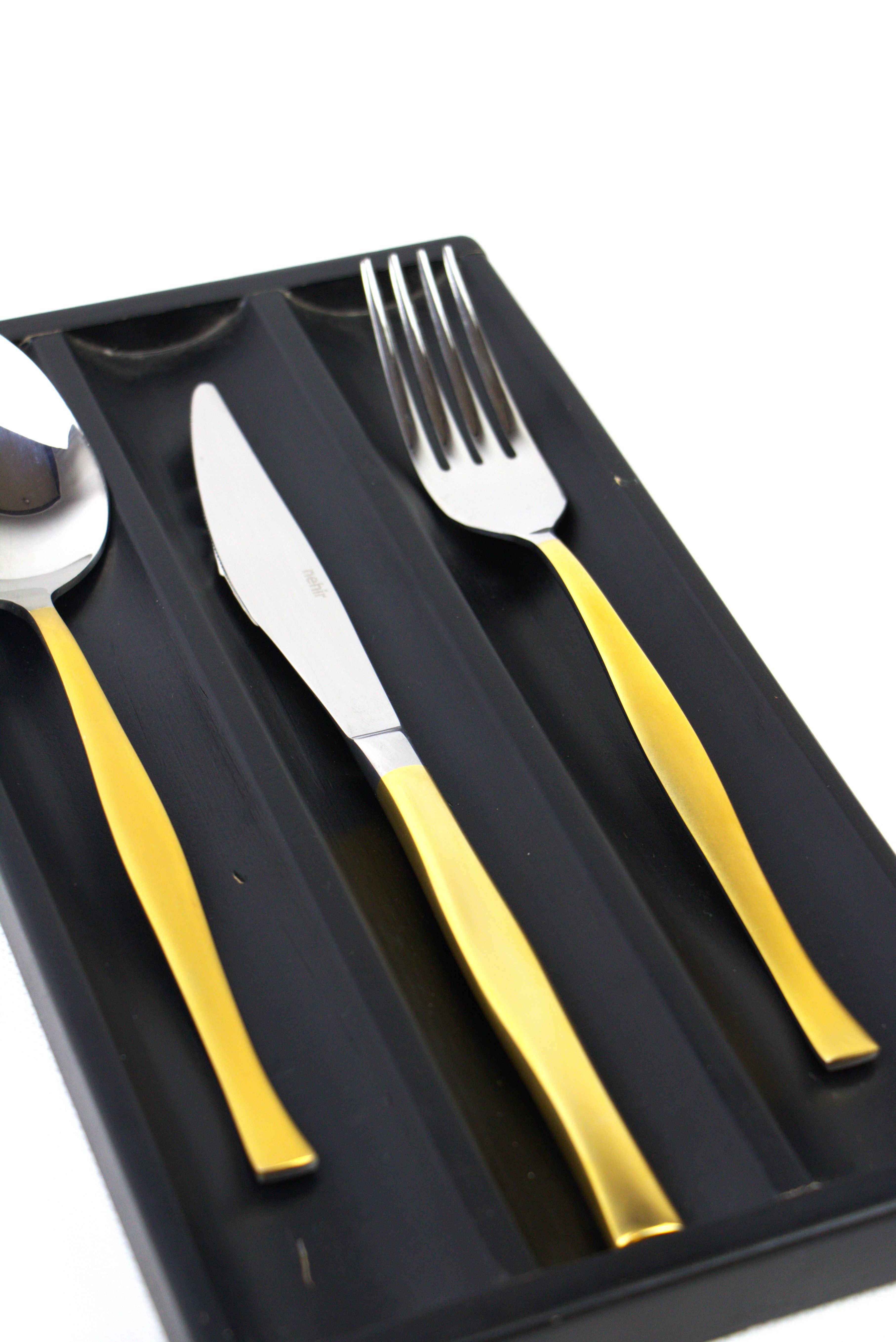 Turkish spoon bag, 89 pieces - Nehir Zaref Gold