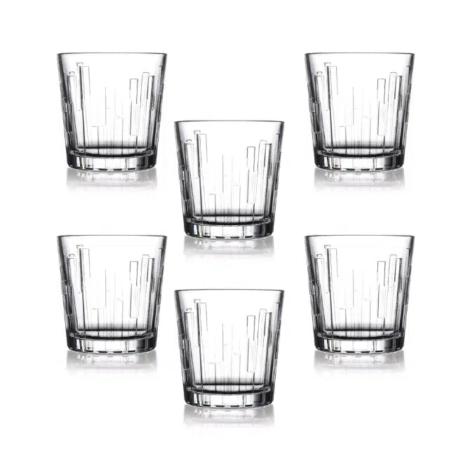 Scala Plain Glass Cups Set – 6 Pieces