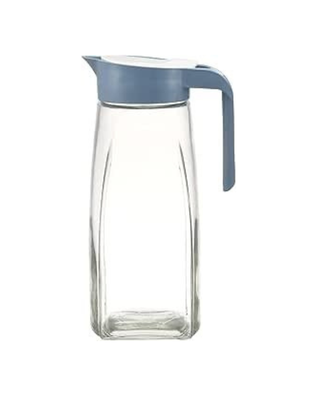 Bager Glass Jug – 1500ml (White × Blue)