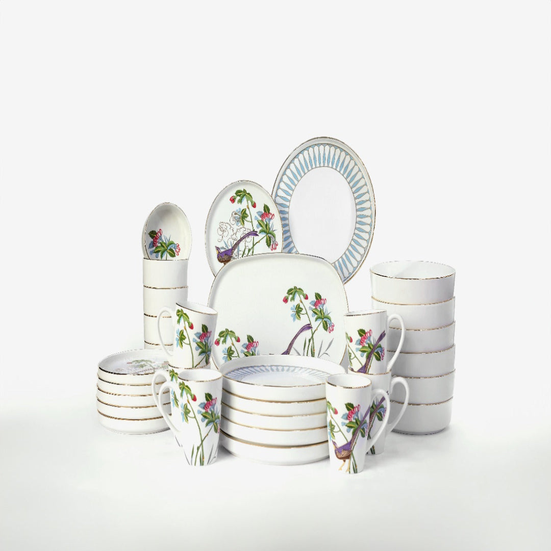 FM porcelain dinner set - 31 pc