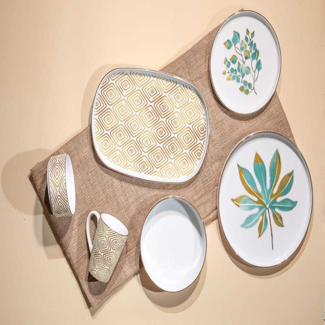 FM porcelain dinner set - 31 pc