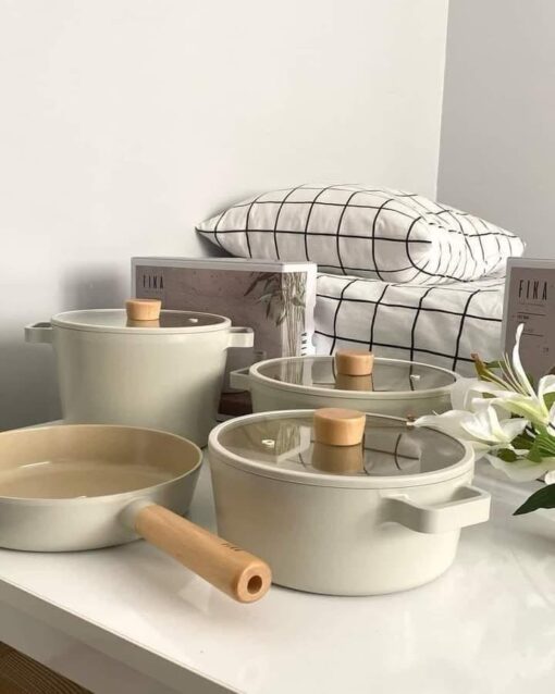 Neoflam Fika 11-Piece Cookware Set – Gray