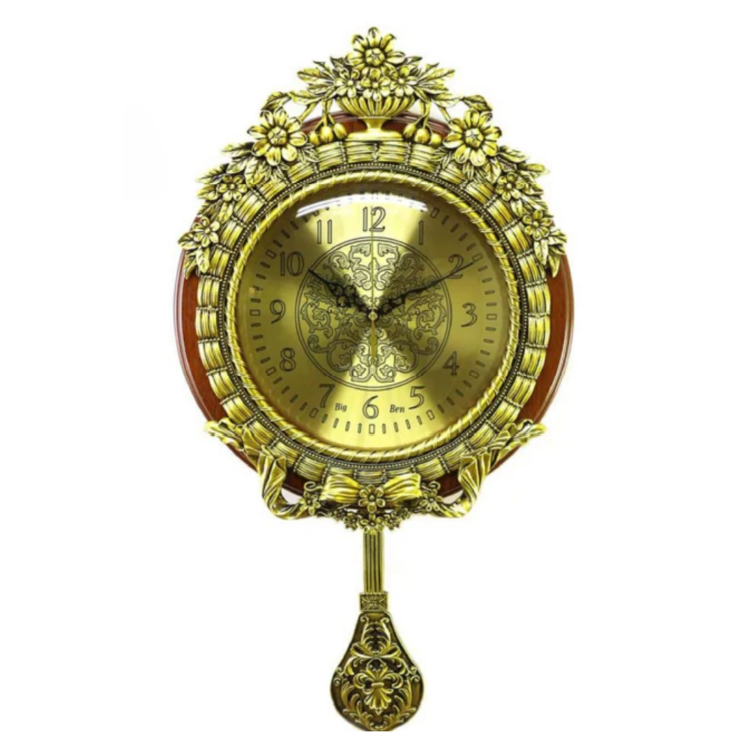 Big Ben Pendulum Wooden Wall Clock