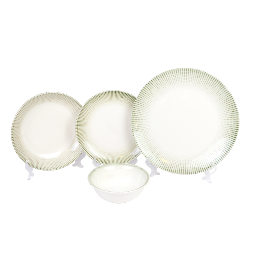 34-piece Turkish dinner set