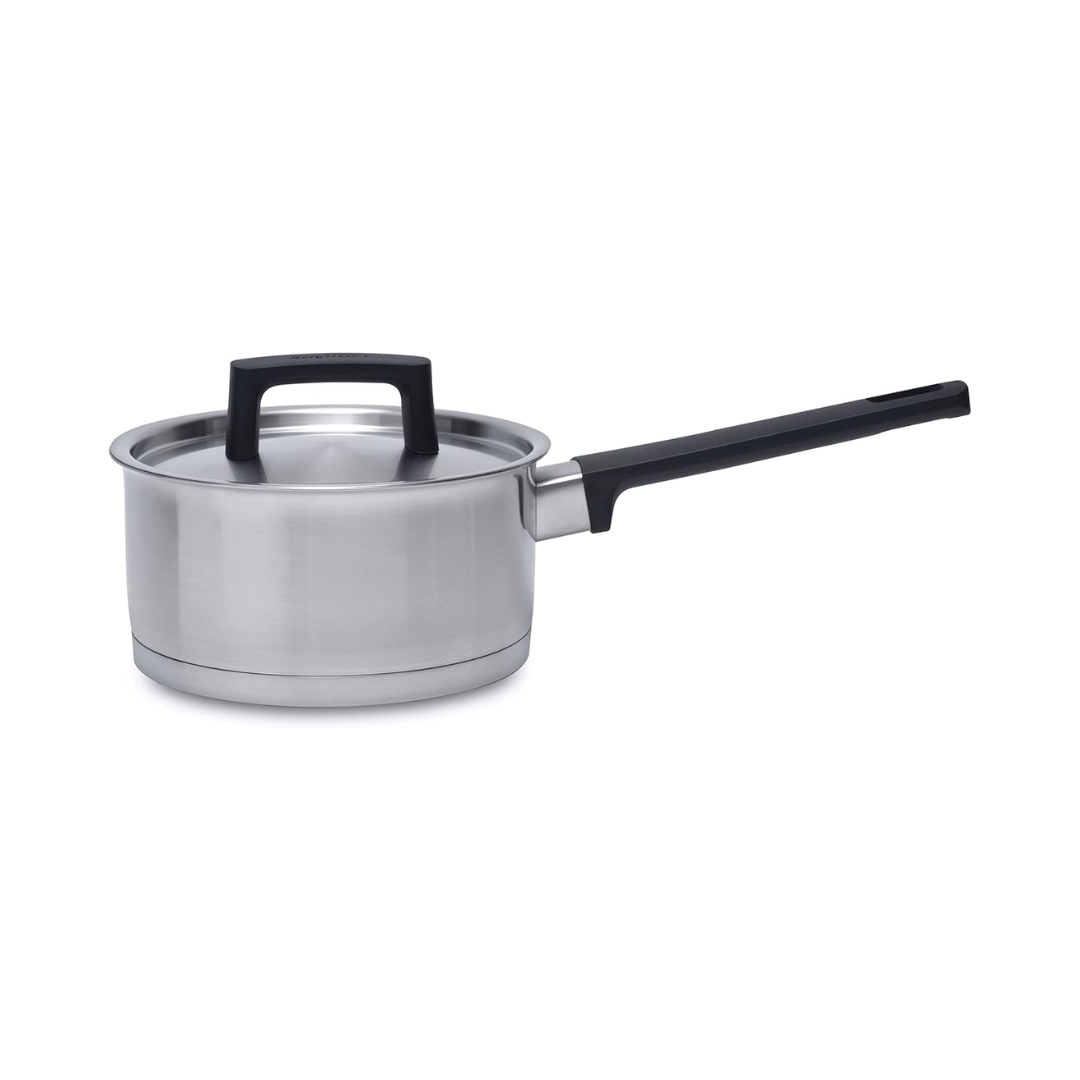 Covered saucepan stainless steel 16 cm