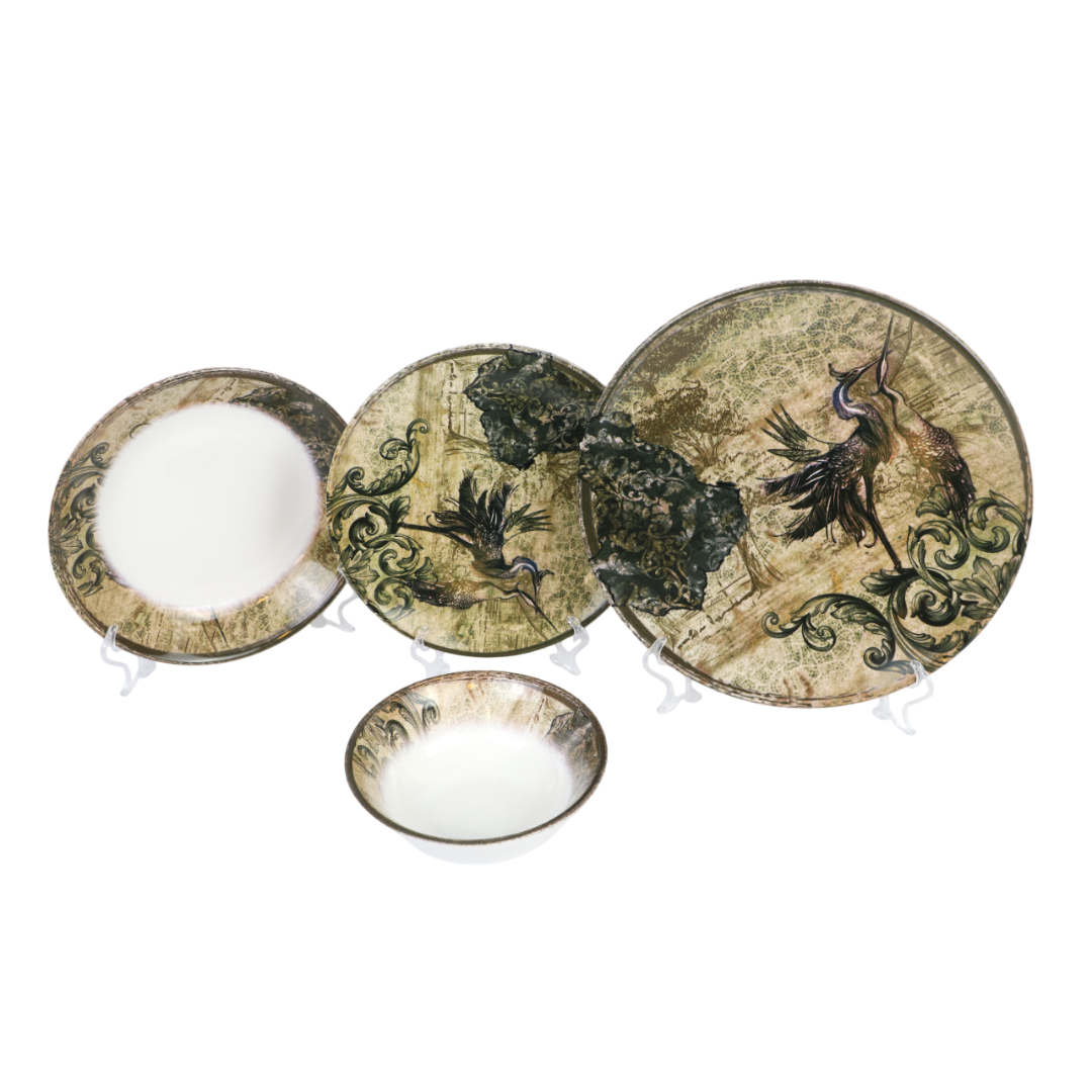 24-piece Turkish dinner set