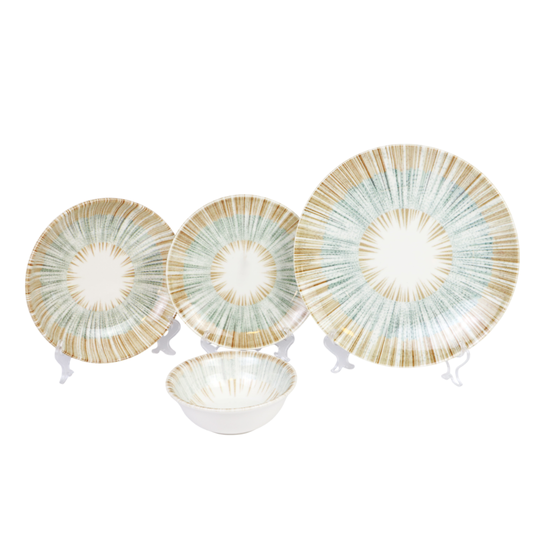 34-piece Turkish dinner set
