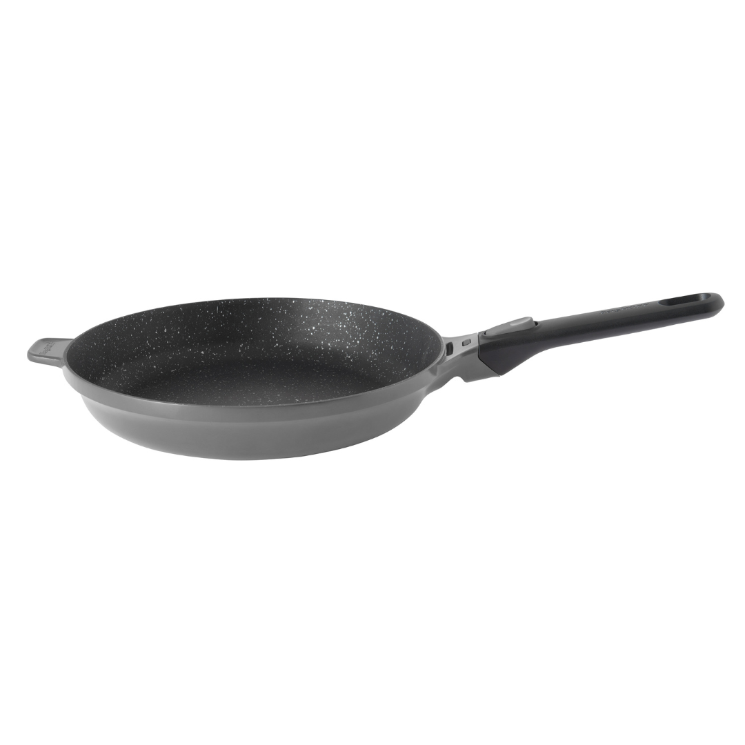 Frying pan with detachable handle grey 28 cm