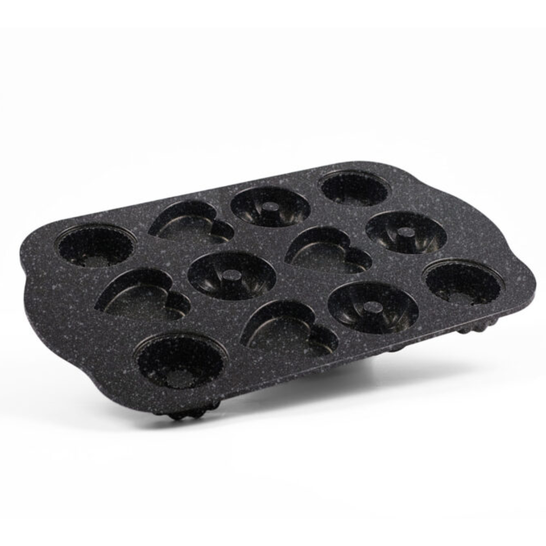 Pastry mold 12 places 30×18.5 cm Granito Hard Stone