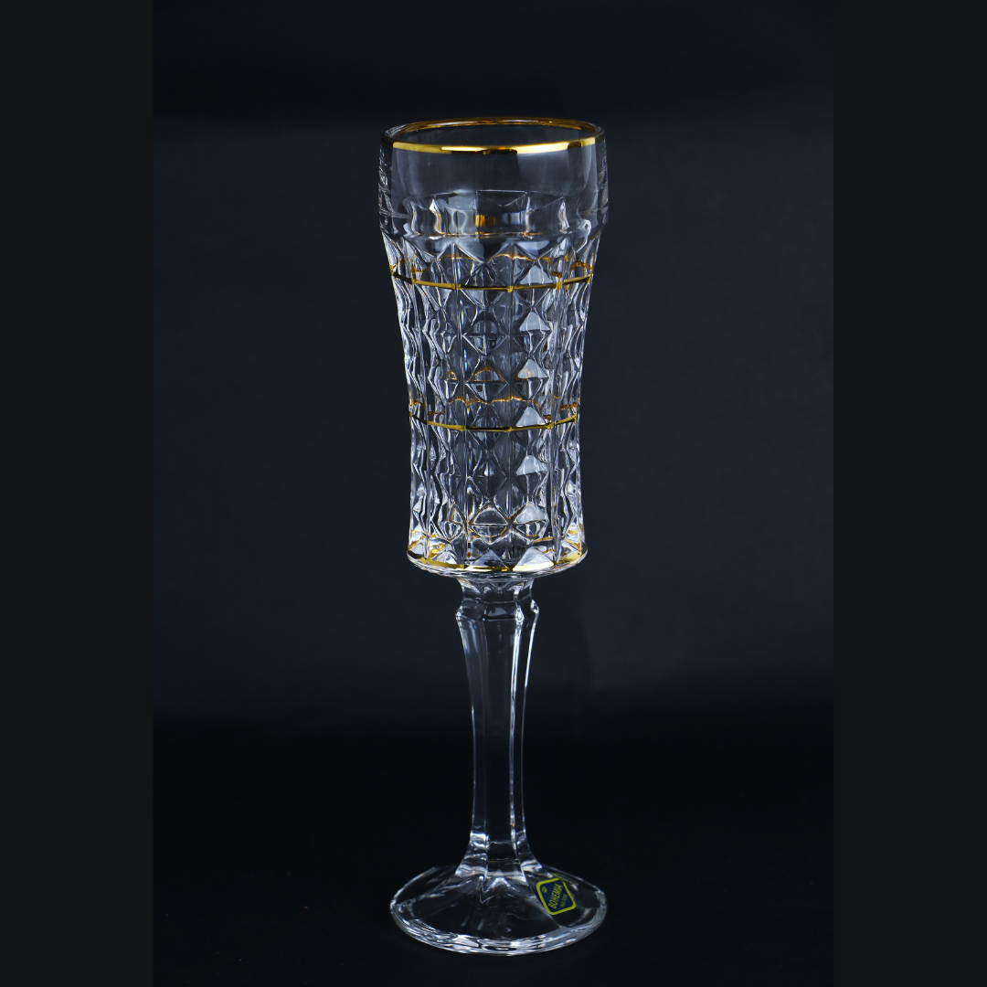 Prague Golden Flute cup set