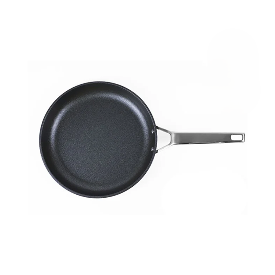 Induction Frying Pan BLACKplus 18/10 Riveted Steel Handle