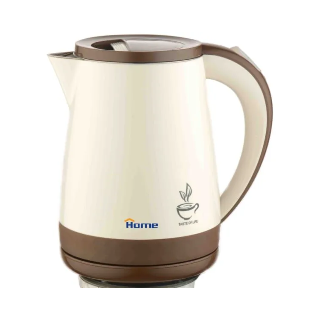 Home Electric Kettle, 1850 Watt, 1.7 liter, Brown