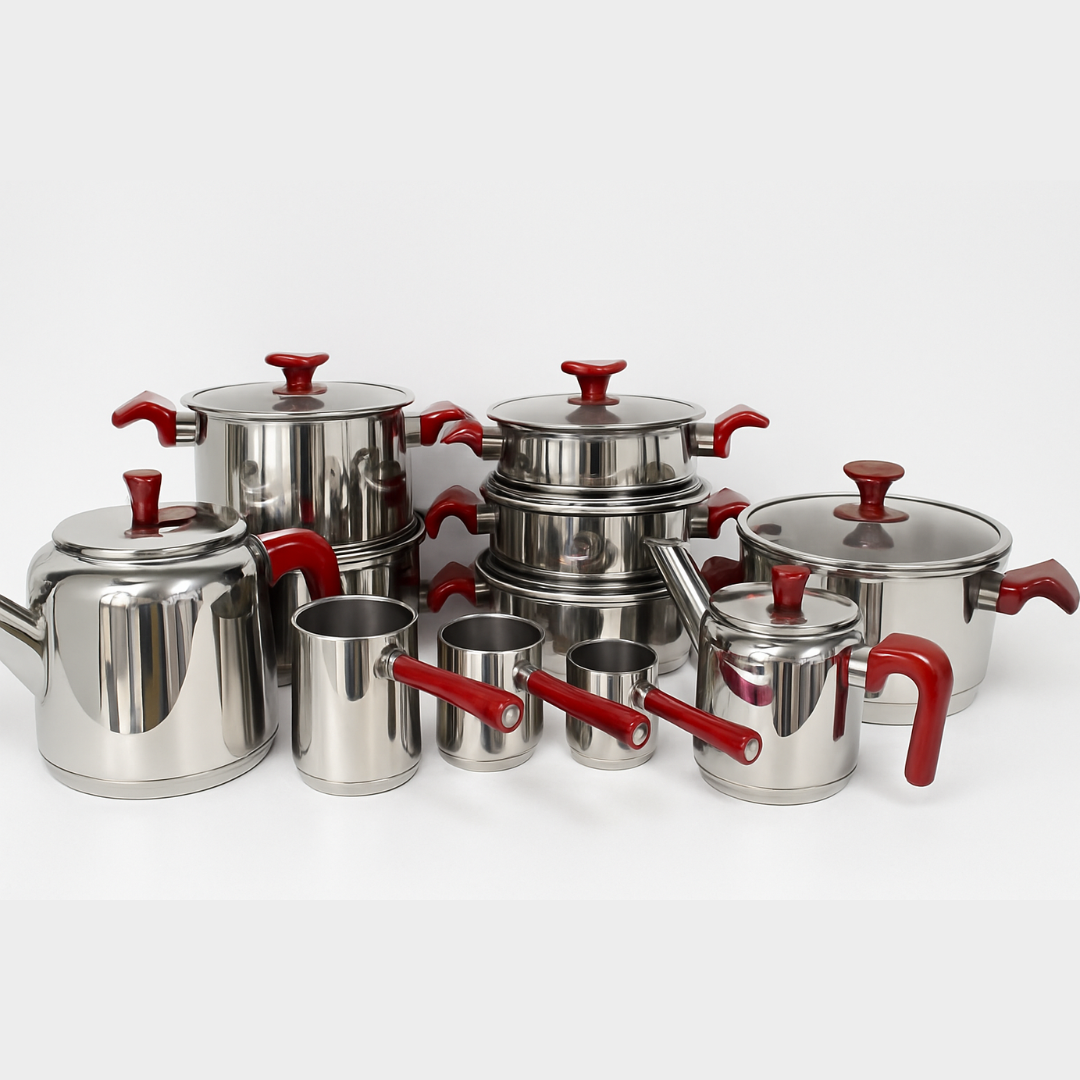 Aryildiz King Size Set 20 Pieces Red