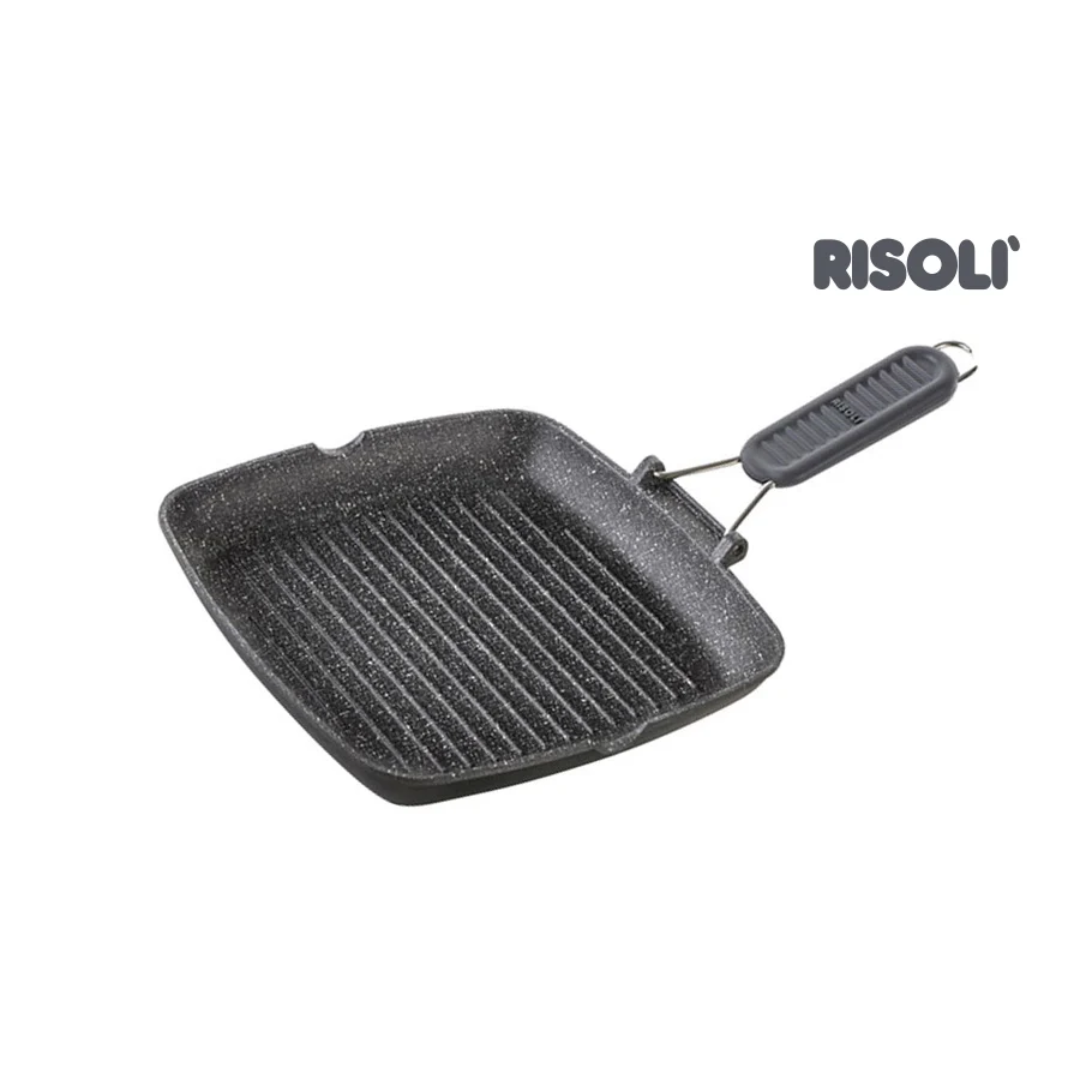 Granito Gran Gourmet Grill Pan with Silicone Handle