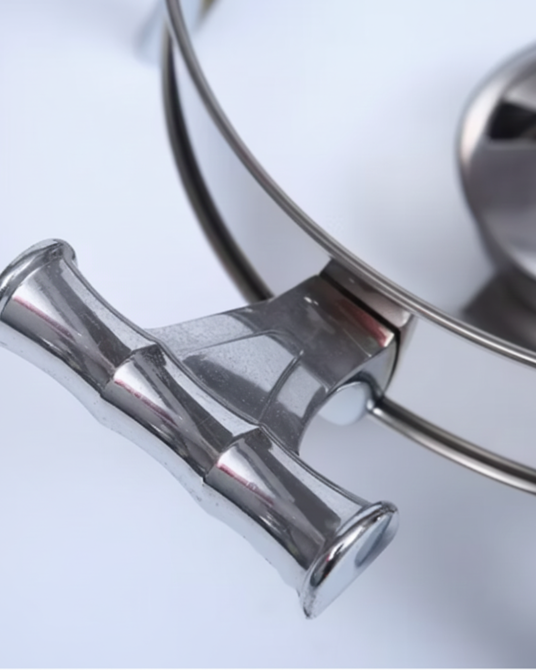 Food Serving Set with Warmer – 2 Glass Bowls, Stainless Steel, 3.6L