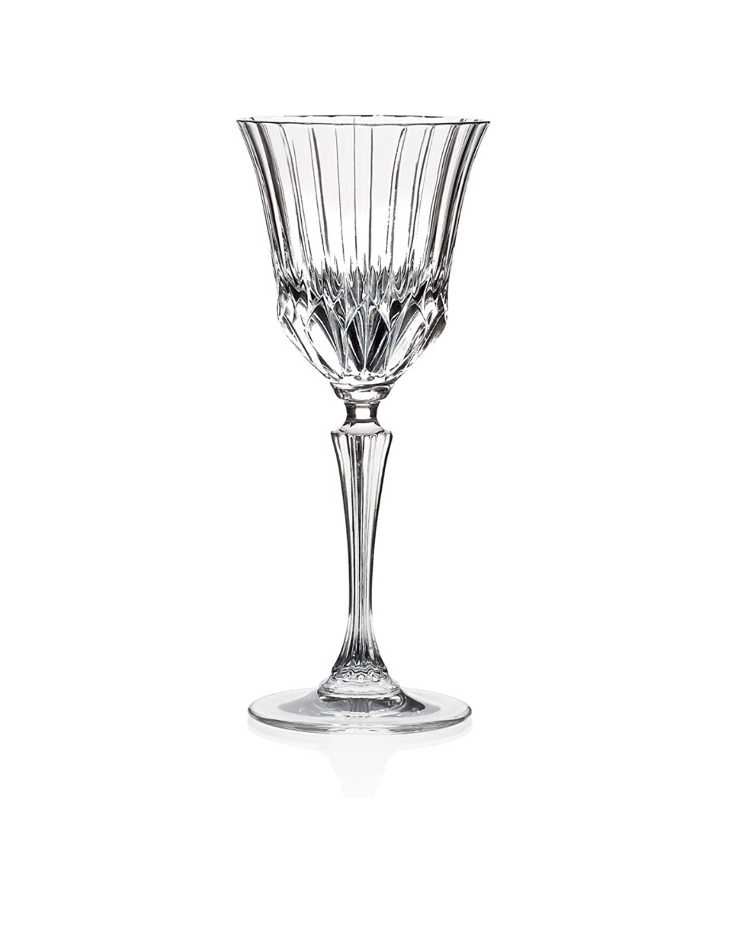 RCR Italian Crystal Glass Set – 6 Pcs, 280 ml, Clear
