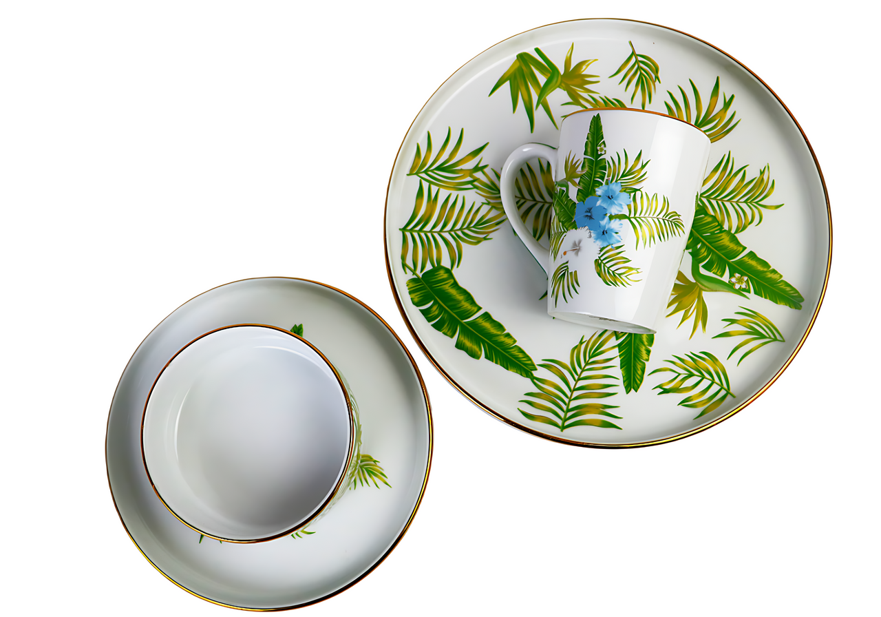 FM porcelain dinner set - 31 pc