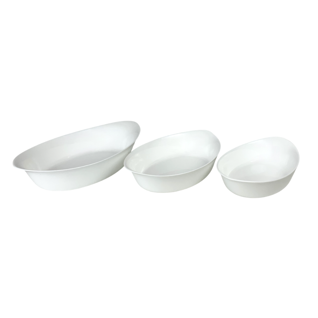 Luminarc Carine 3-piece oval oven dish set