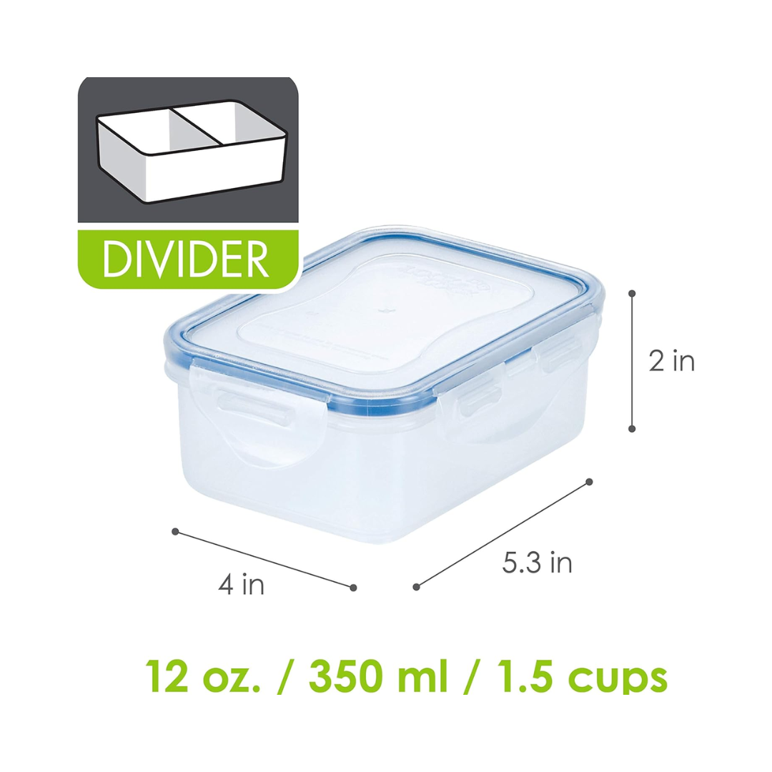 Lock & Lock Divided Plastic Container 350ml
