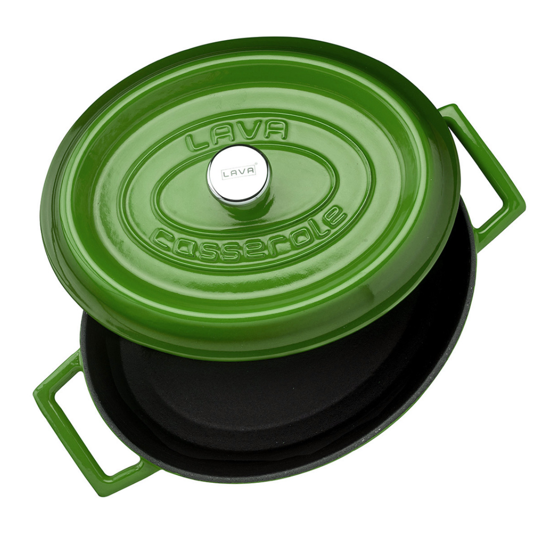 Lava Cast Iron Oval Casserole 29 cm