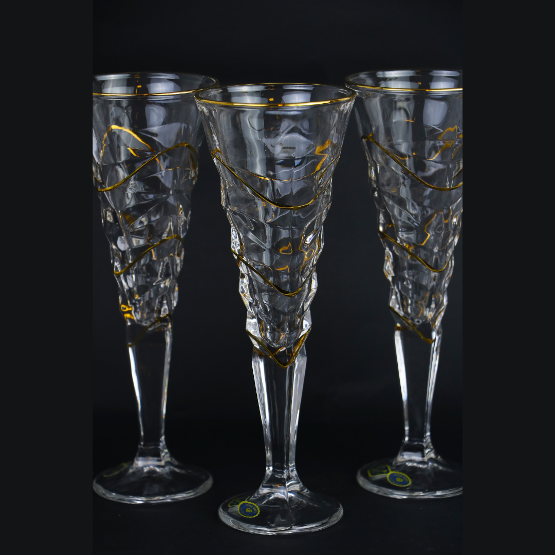 Dynamic Flute Gold cup set