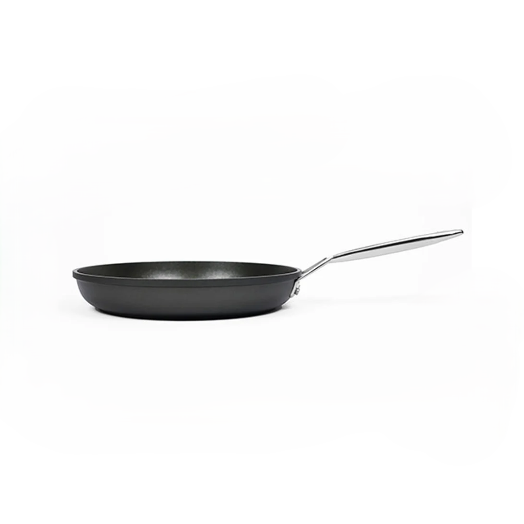 Induction Frying Pan BLACKplus 18/10 Riveted Steel Handle
