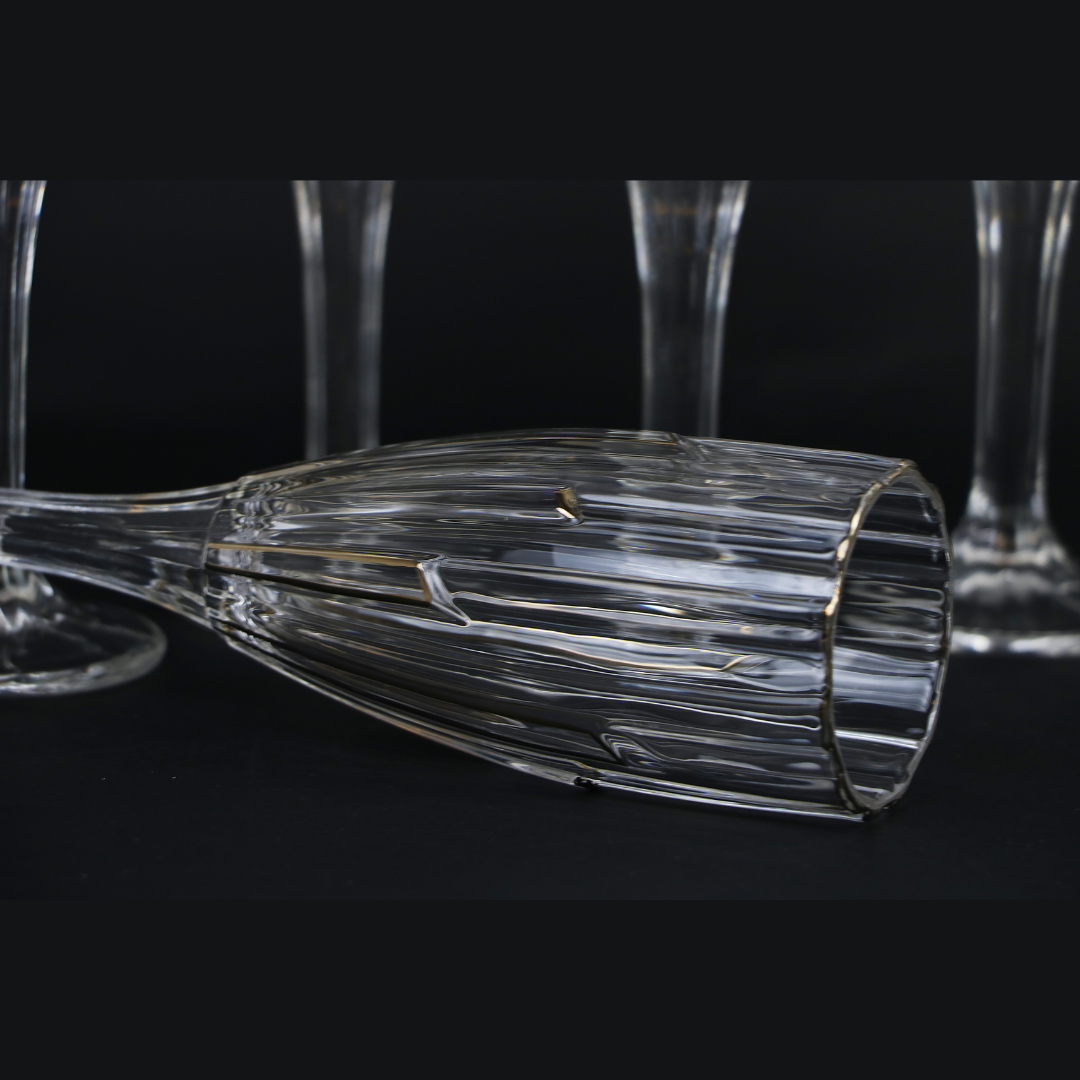 Diamond Flute Platinum cup set