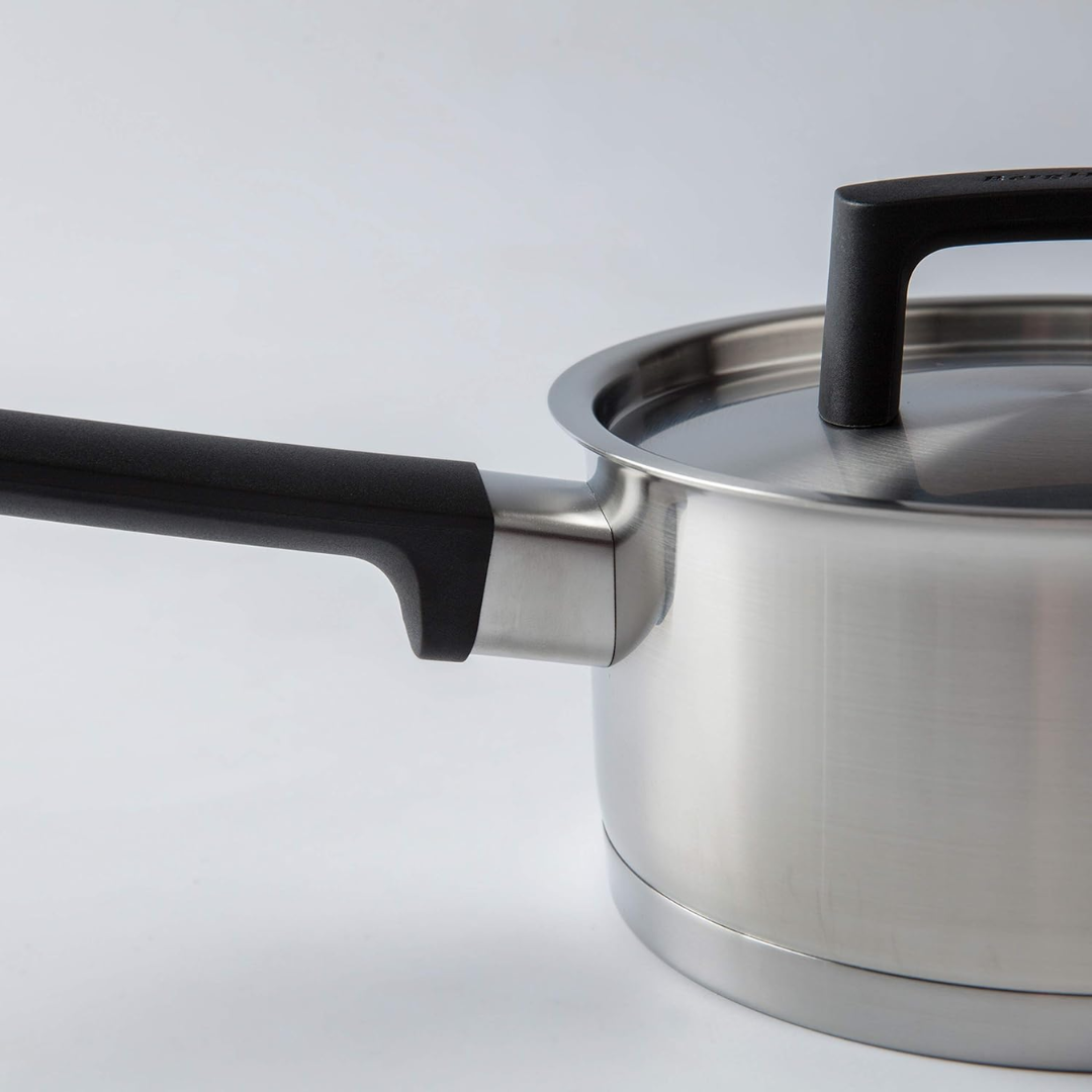 Covered saucepan stainless steel 16 cm