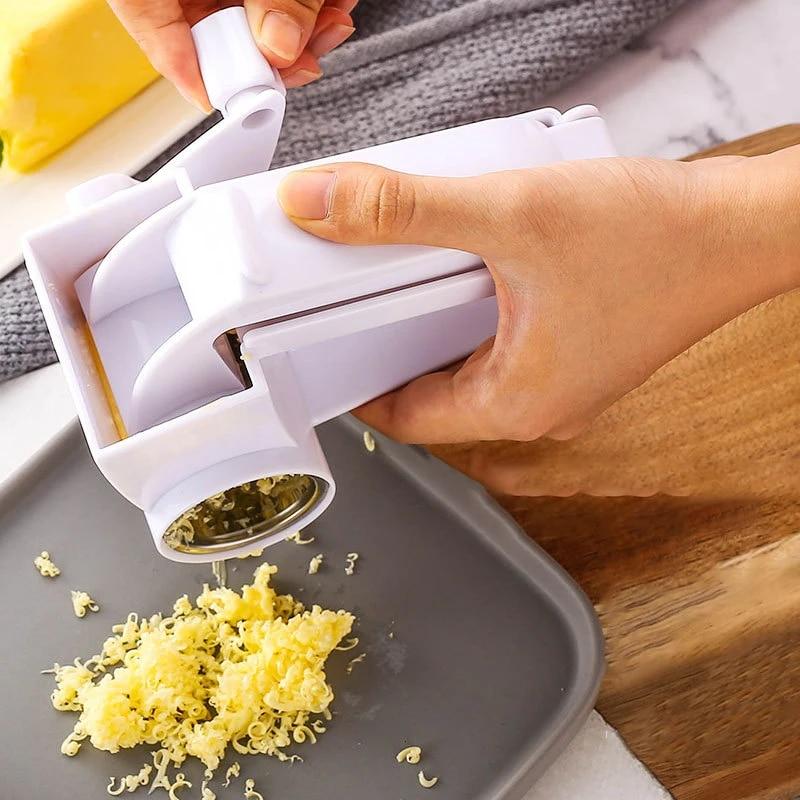 Rotary Manual Cheese Grater – Multi-Function Kitchen Slicer