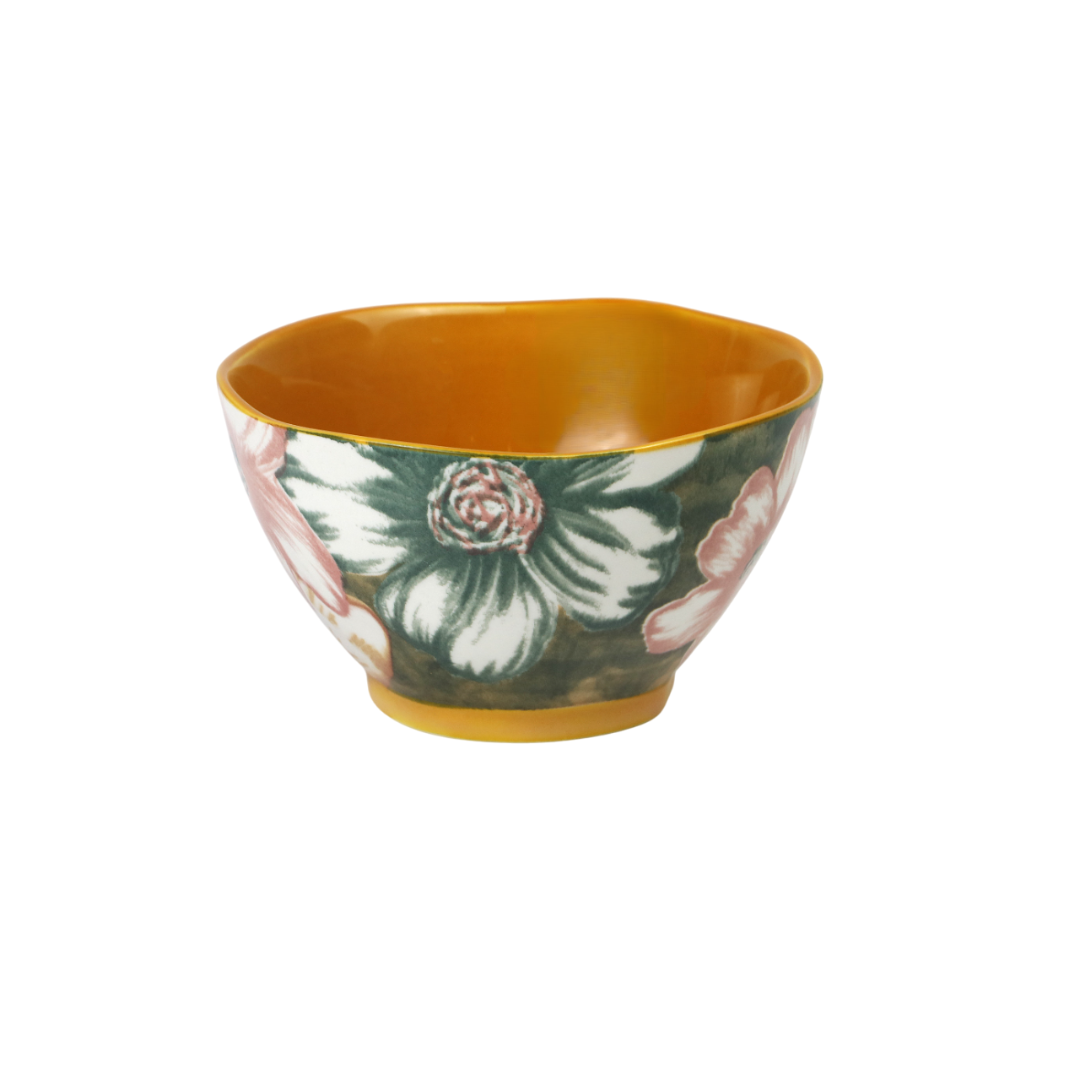 pink porcelain bowl