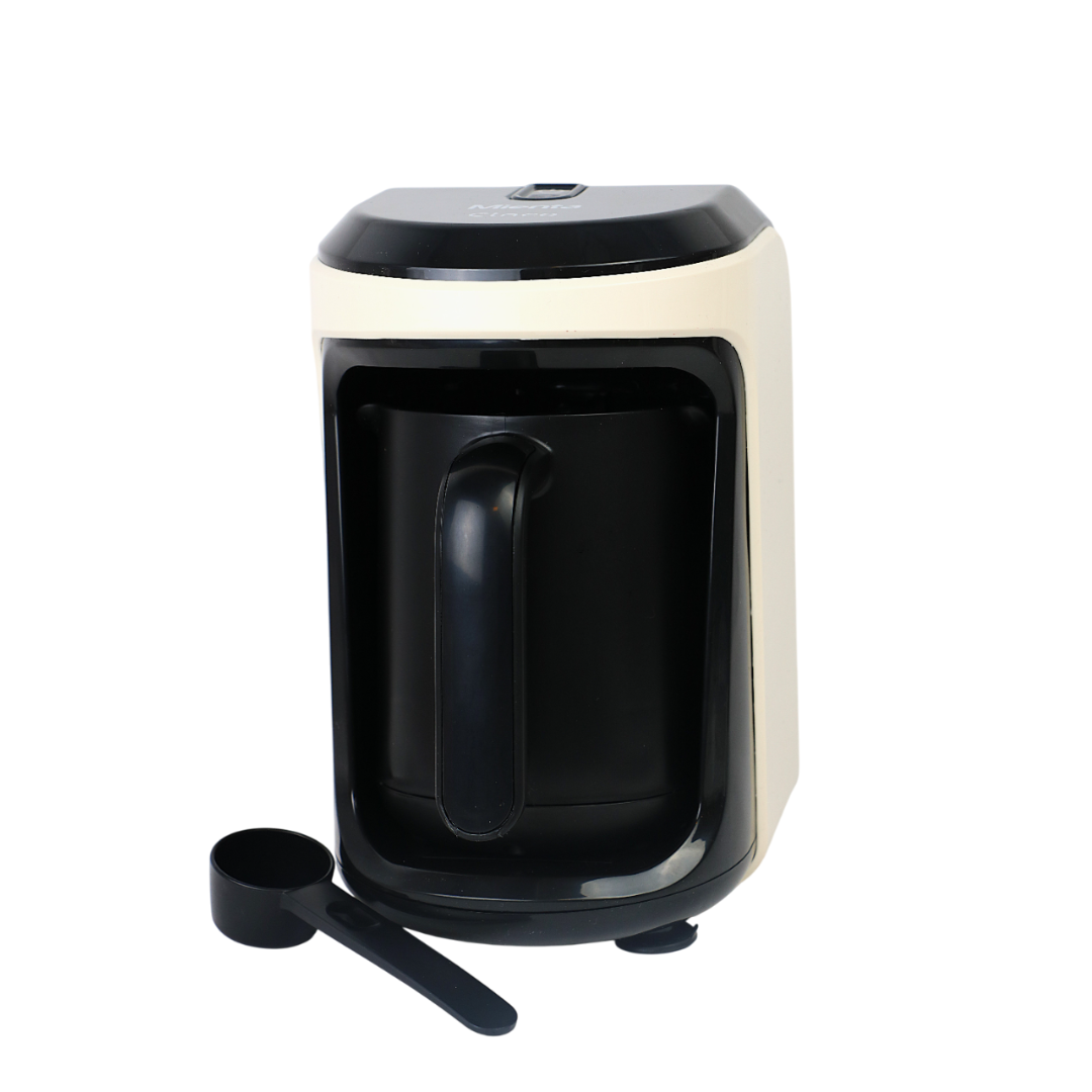 Mienta Turkish Coffee Machine - White/ Black