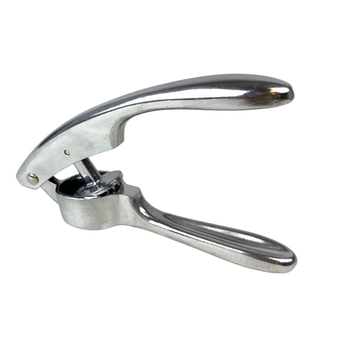 Stainless steel garlic press