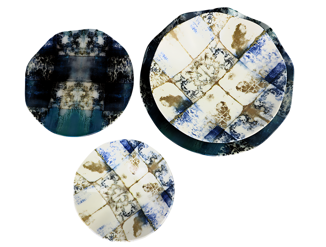 Turkish porcelain dinner set - 24 pc