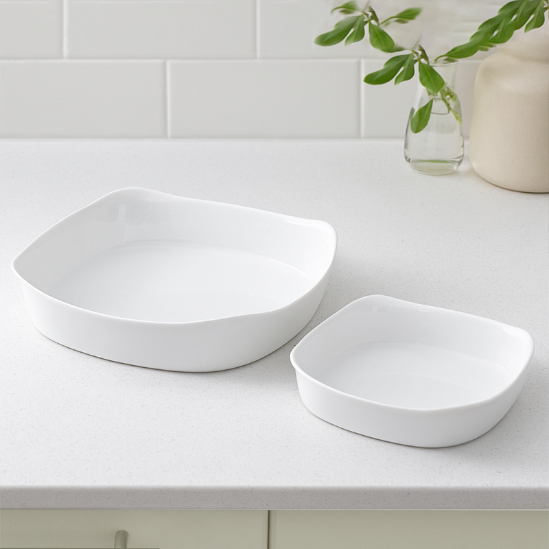 Karen Square Casserole Set – 2 Pieces Luminarc