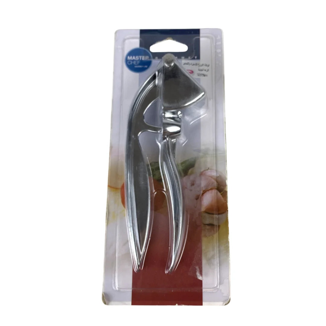 Stainless steel garlic press