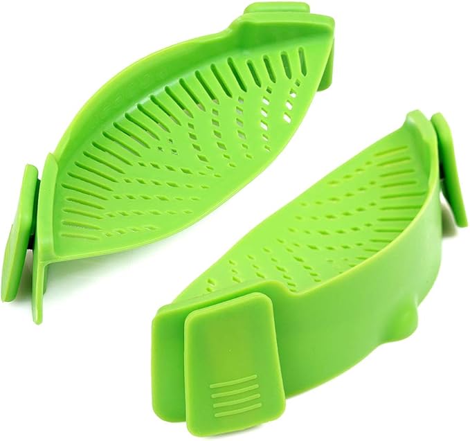 Silicone Clip-On Pot Strainer | Heat Resistant Food-Grade Silicone