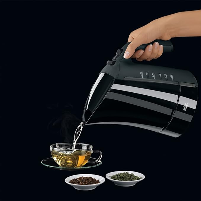 Braun MultiQuick 3 WK300 Electric Kettle, 1.6 L, 2200 W – Black