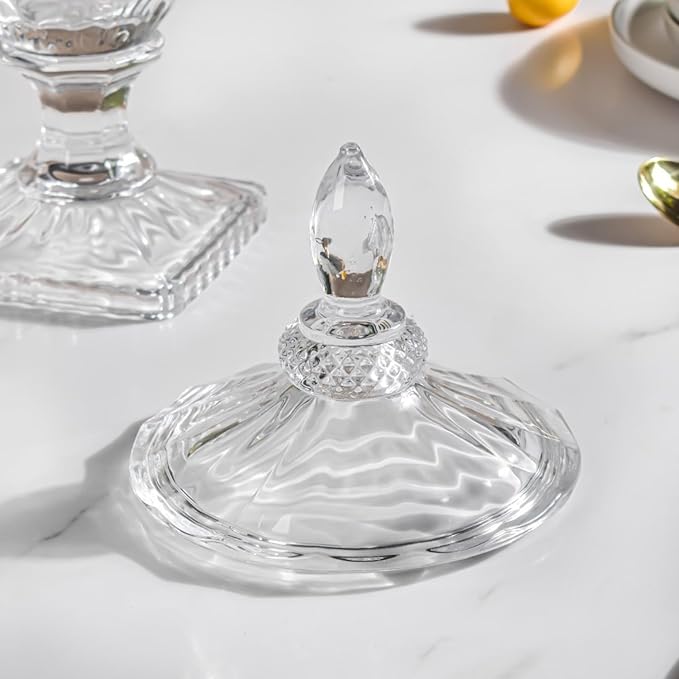 Clear Glass Drinks Dispenser 2L with Stainless Steel Tap