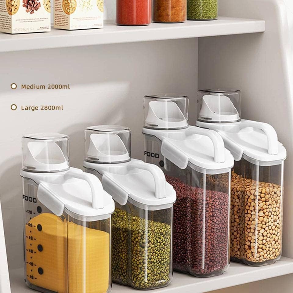 Multifunctional Acrylic Bean Box with Lid Standard Cup