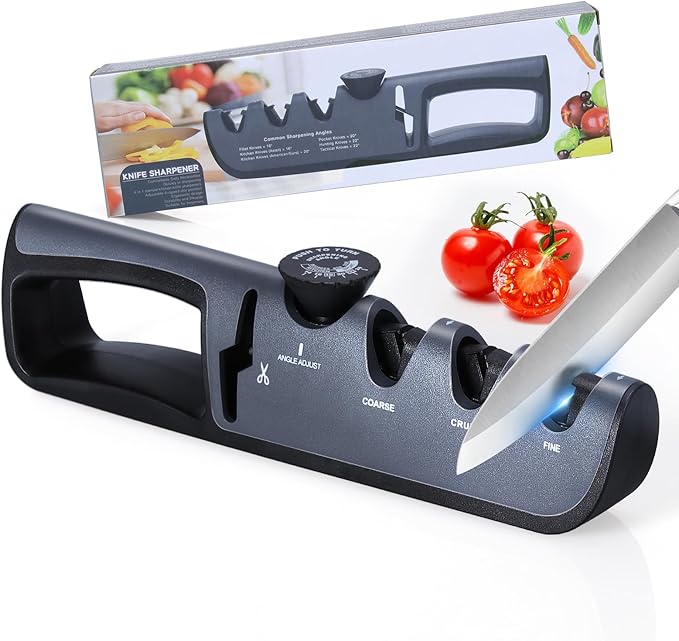 Knife Sharpener 4-in-1