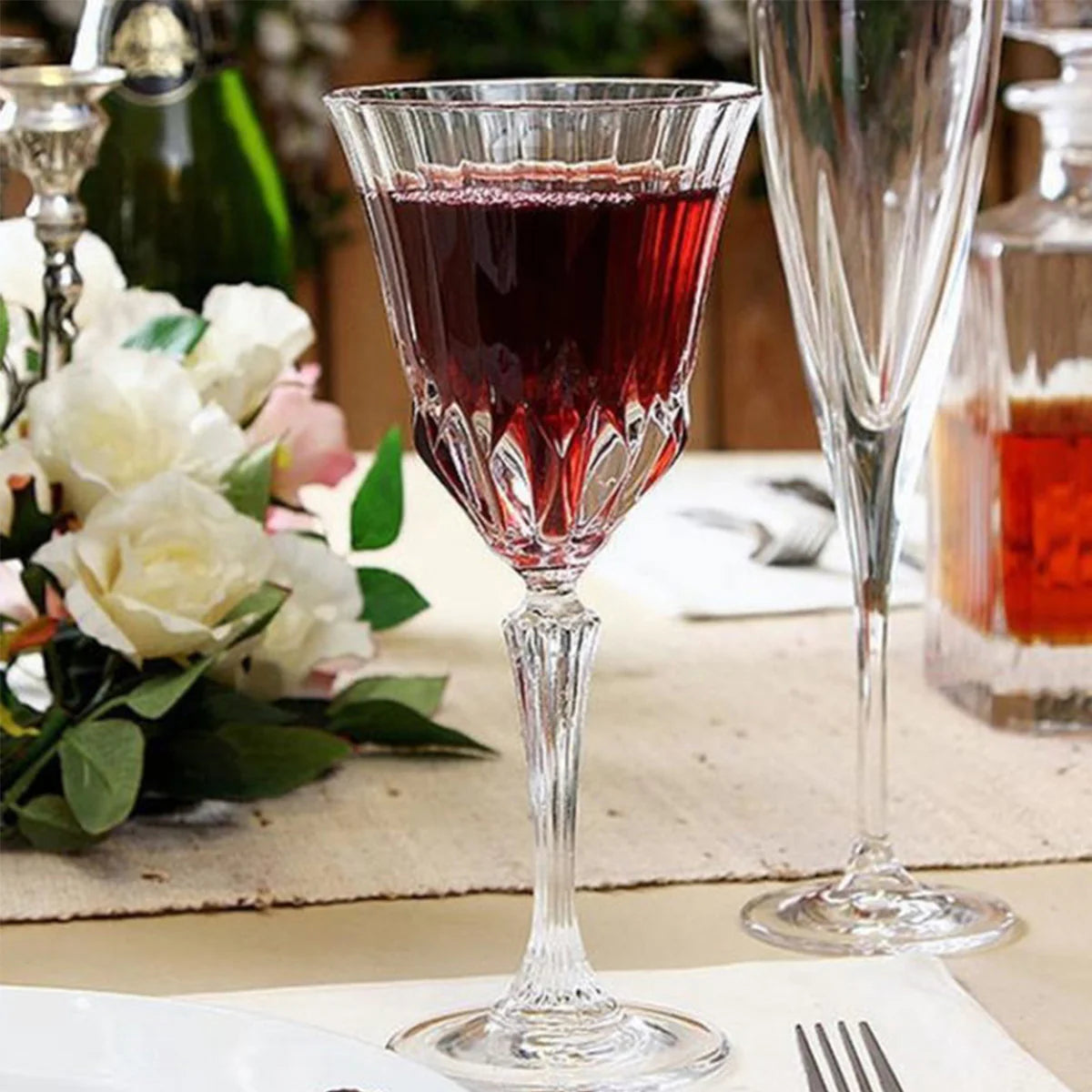 RCR Italian Crystal Glass Set – 6 Pcs, 280 ml, Clear