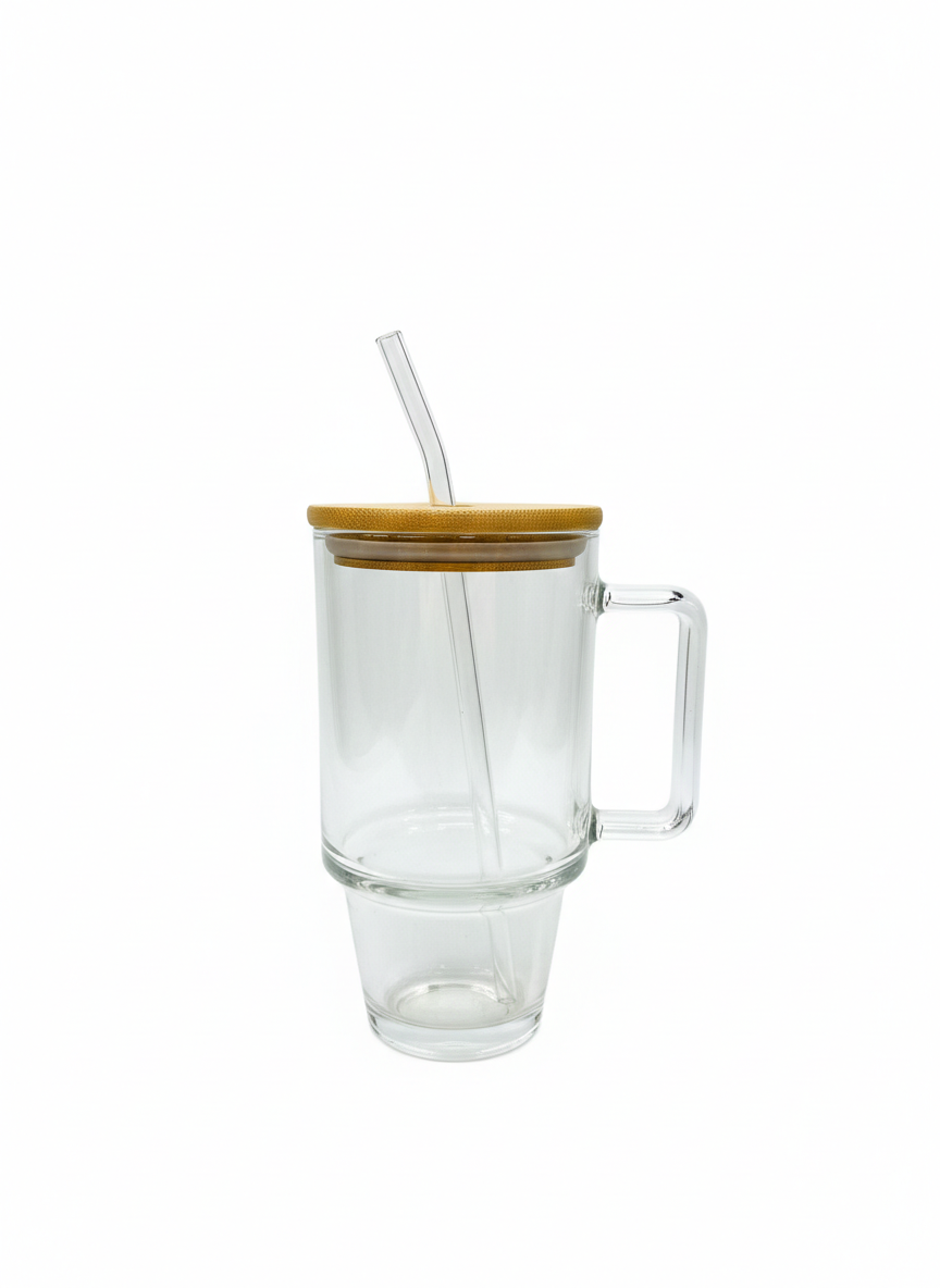 Large Plain Iced Coffee Mug