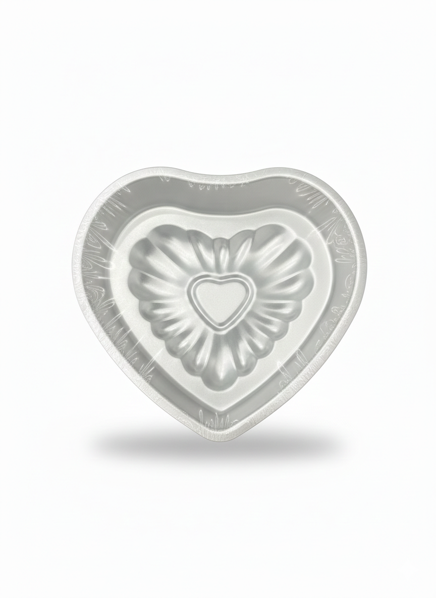 Large Fluted Heart Cake Pan – El Nahda Aluminum